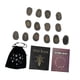 thumbnail image 4 of Rune de Runas de madera Runas talladas Decoración del hogar con la guía de la bolsa de almacenamiento para la meditación Pagan Professional, 4 of 9