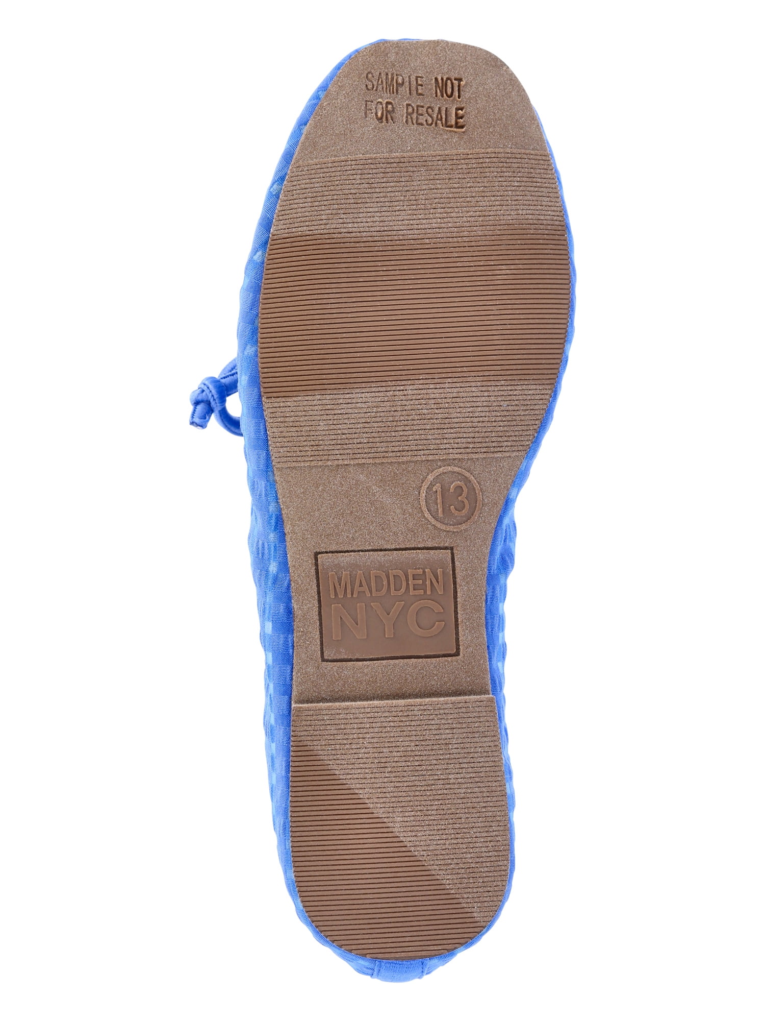Madden NYC Little and Big Girls' Gingham Mesh Ballet Flats