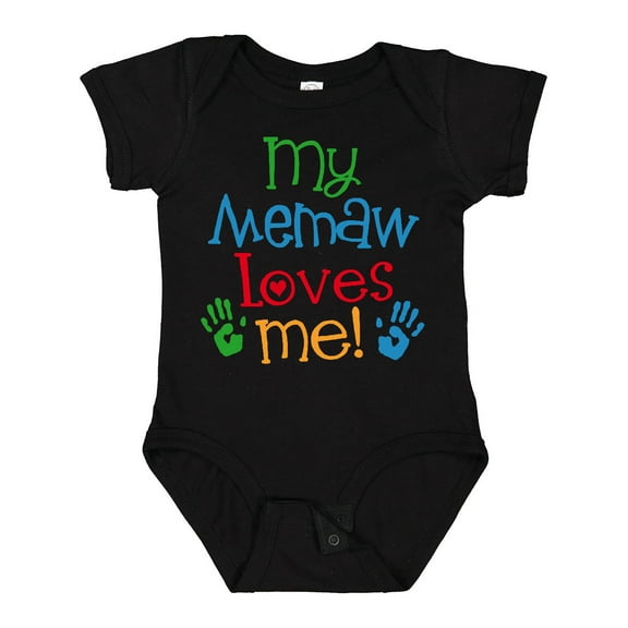 Inktastic My Memaw Loves Me Boys or Girls Baby Bodysuit