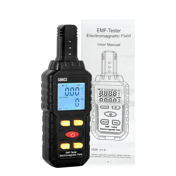 3-in-1 EMF Meter and Radiation Detector Electric Field, Magnetic Field, Alarm Function, Electromagnetic Tester