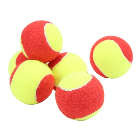 BIMZUC 6Pcs Kids Tennis Balls Premium Soft Natural Rubber Practice Balls (9.06 inches / 23 cm)