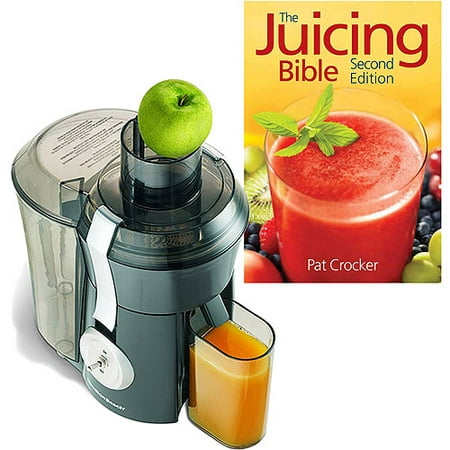 Hamilton Beach Big Mouth Juice Extractor with The Juicing Bible