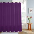 thumbnail image 4 of Shower Curtains for Bathroom, Pure Dark Purple Waterproof Fabric Shower Curtain, Simple Solid Color Decorative Bathroom Curtain for Bathtub, 36"x72", No Hooks Included, 4 of 9