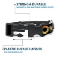 thumbnail image 4 of Buckle-Down Pet Collar, Dog Collar Plastic Buckle, Owl Eyes, 11 to 16.5 Inches 1.0 Inch Wide, 4 of 8