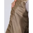 thumbnail image 5 of INSPIRE CHIC Stylish Faux Fur Vest for Women's Zip-Up Sleeveless Fur Jacket for Casual Wear S Khaki, 5 of 6