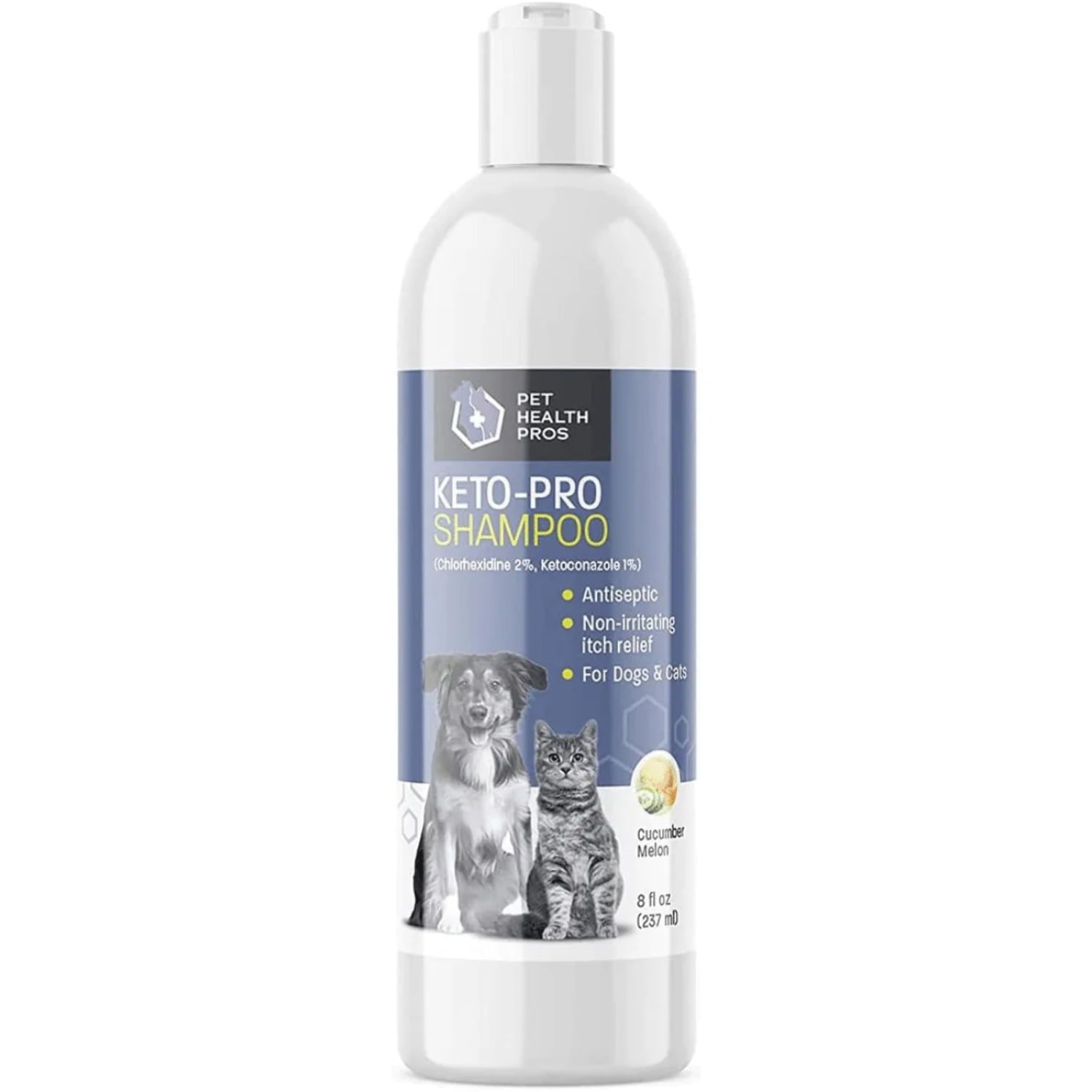 Antiseptic Dog Shampoo for Itchy Skin Ketoconazole and Chlorhexidine