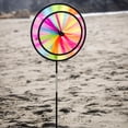 thumbnail image 4 of In the Breeze 2613 — 13-inch Fiesta Double Spinner with Wind Sail — Colorful Pivoting Wind Spinner for Yards and Gardens, 4 of 6