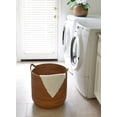thumbnail image 7 of Kouboo Laguna Round Rattan With Ear Handles Basket For Organizing, Living Room, Blankets, Toy Bin, Laundry And Plants, Honey Brown, 7 of 7