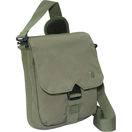 STM scout 2 - Shoulder bag for tablet - canvas - olive - for Apple iPad (3rd generation); iPad 1; 2