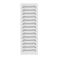 thumbnail image 1 of Cubierta de ventilación de acero inoxidable 304 de 4 x 12 pulgadas de Uxcell, rejilla de aire, parrilla con louver HVAC, tono plateado, 1 of 7