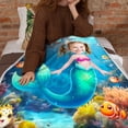thumbnail image 4 of Disney Princess Custom Photo Blanket - Customized Personalized Blanket - Gift, 4 of 9