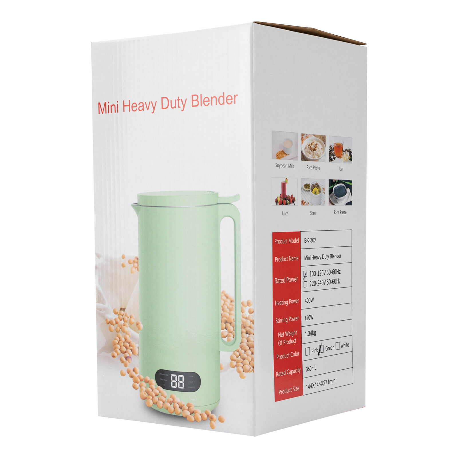 Multi-function Nut Milk Making Machine With 350 ml Capacity, Blend Soy  Beans, Almonds, Oats, Coconut, Chocolate, Porridge or Plant Based Milk.