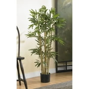 Nearly Natural 3 Multi Bambusa Bamboo Artificial Tree, Green