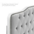 thumbnail image 6 of Modway Sophia Tufted Performance Velvet King/California King Headboard in Light Gray, 6 of 10