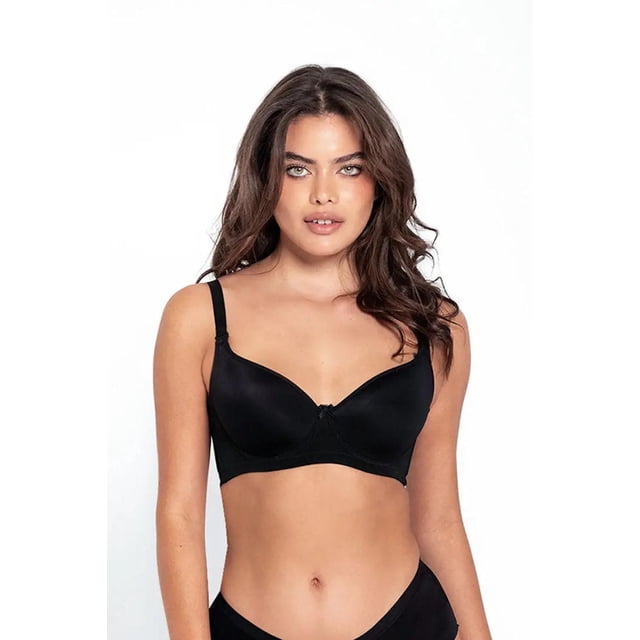 Brassier copa completa Diane & Geordi Colombia microfibra y Powernet negro 42