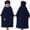 A#11-Navy, variant on ZHANGDER Super Soft Warm Wearable Blanket Hoodie, Big Mouth Monster, Oversized Hooded Blanket, 9 Colors One Size