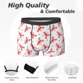 thumbnail image 2 of Men's Boxer Briefs, Lobsters And Sea Stars Soft Comfy Mens Underwear Boxer Briefs Breathable With Widen Waist, 2 of 7