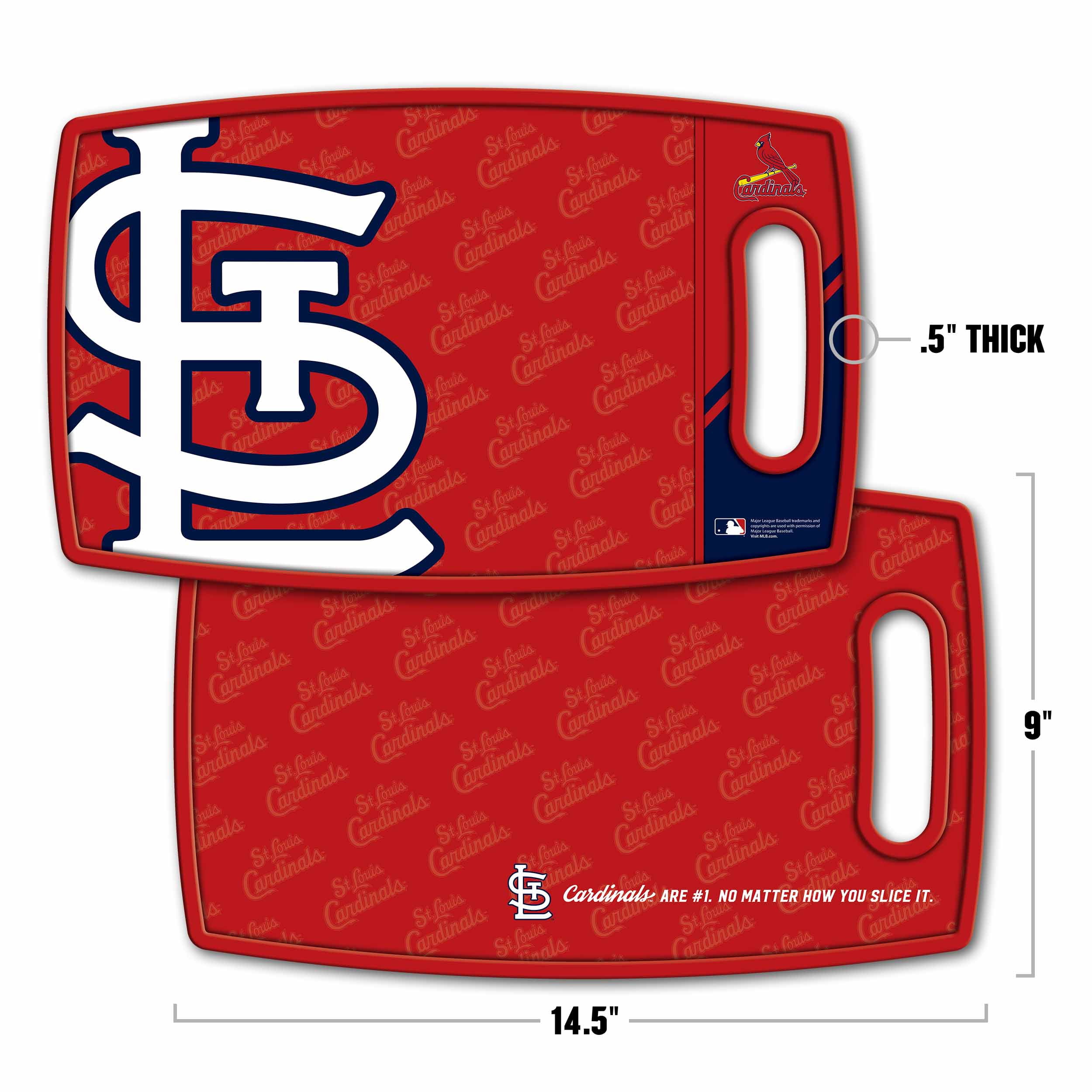 YouTheFan MLB St. Louis Cardinals Logo Series Cutting Board