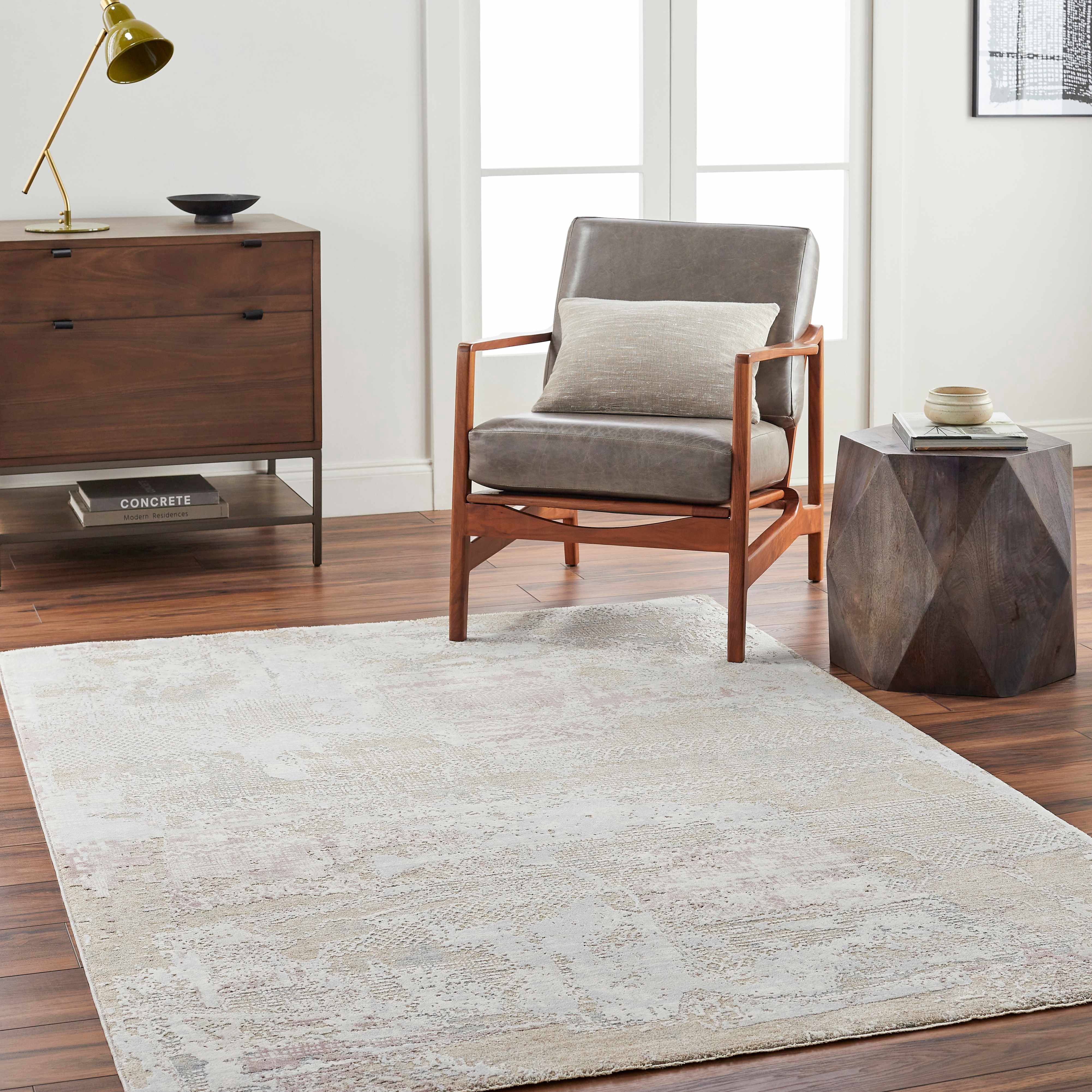 Hauteloom Hanae Hallway, Kitchen Runner Rug - Beige, Brown, Gray - 2'7" x 10'