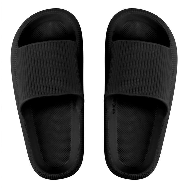 vergeetachtig uitspraak Nylon Luxtrada Pillow Slippers Super Soft Quick Drying EVA Rubber-Plastic Slippers  Sandals Non-Slip Thick Sole Open Toe Shower Shoes Indoor and Outdoor Unisex  Slippers - Walmart.com