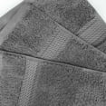 thumbnail image 5 of Superior 800 GSM Egyptian Cotton Heavyweight Bath Towel Set of 4, Charcoal, 5 of 10