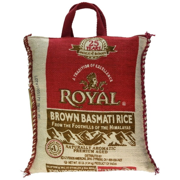 Royal Brown Basmati Rice, 10 lb