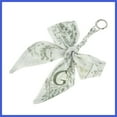 thumbnail image 5 of Vocoste 1 Pc Trendy Bow Scarf Letter G Handbag Charm Decorative Keychain Green, 5 of 5