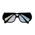 thumbnail image 6 of John Galliano Womens Square Black Fashion Plastic Sunglass JG22, 6 of 8