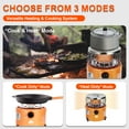 thumbnail image 4 of Caynel Portable Propane Heater and Stove Camping Liquefied Gas Stove ,Orange, 4 of 8