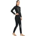 thumbnail image 2 of Traje de neopreno de 3 mm para mujer traje de buceo de cuerpo completo para esnórquel surf, 2 of 7