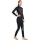 thumbnail image 2 of Traje de neopreno de 3 mm para mujer, traje de buceo de cuerpo completo para esnórquel, surf Abanopi Traje de neopreno, 2 of 7