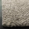 thumbnail image 5 of SAFAVIEH Hudson Adam Chevron Shag Area Rug, Ivory/Grey, 8' x 10', 5 of 5