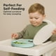thumbnail image 4 of Platos Toddler de Silicona con Ventosa y Tapa KeaBabies, Paquete de 3, 4 of 9