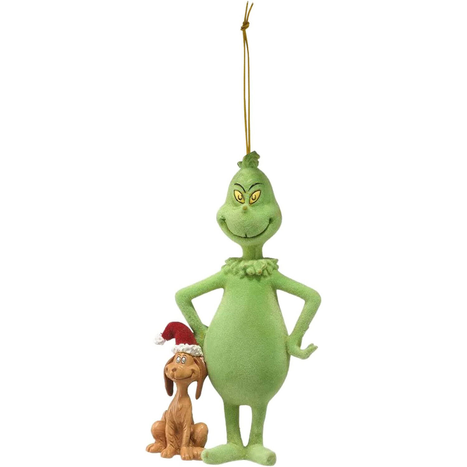 Merry Christmas Themed Grinch Ornaments 2D Xmas Tree Hanging Decoration