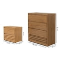 thumbnail image 4 of Set de Cajonera y 2 Buros Liora Natural - Kessa Muebles, 4 of 5