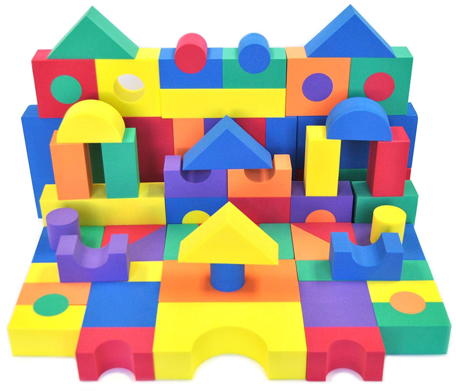 EVA Foam Building Blocks 33MM Thick 100pcs - Walmart.com