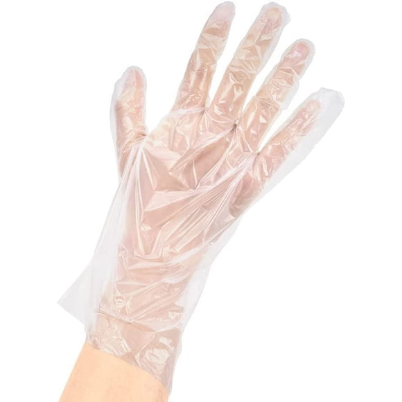 Gants Petits de Haute Qualité 100 Gants d'Origine Végétale - Gants en Plastique PLA Transparent Sans Poudre Sans Latex Gants en Plastique Résistants aux Déchirures Conçus pour s'Adapter à la Plupart Offrant une Excellente performance