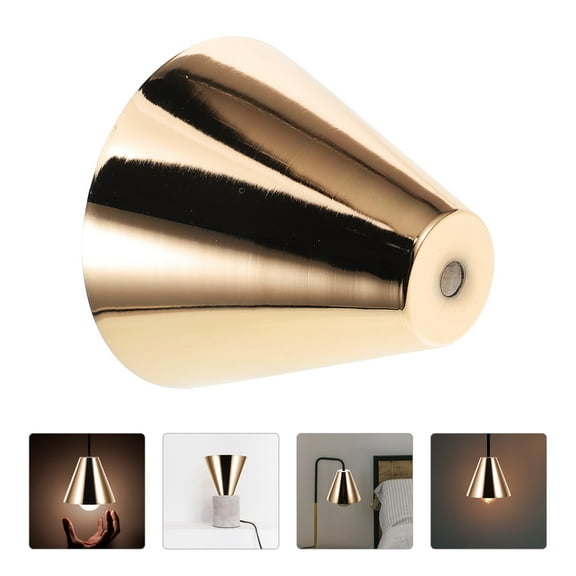 KAKOWELY Lamp Shade Golden 1Pcs 11.70X11.70X10.50CM