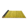 thumbnail image 2 of Ahgly Company Indoor Rectangle Abstract Yellow Contemporary Area Rugs, 8' x 12', 2 of 4