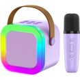 thumbnail image 2 of OUTUVAS Máquina de micrófono de karaoke para niños, juguete para niñas de 4 a 12 años, regalo de cumpleaños de Navidad para niñas, juguetes de karaoke, regalos para niñas de 4, 5, 6, 7, 8, 9, 10, 12 a, 2 of 4