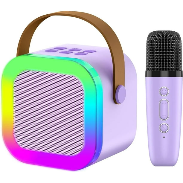 OUTUVAS Maquina de microfono de karaoke para ninos juguete para ninas de 4 a 12 anos regalo de cumpleanos de Navidad para ninas juguetes de karaoke regalos para ninas de 4 5