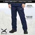 thumbnail image 3 of Arctix Kids Stream Rain Pant, Nautical Navy, XS, 3 of 5