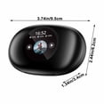 thumbnail image 3 of Pisexur Electrónica para Hombres Pantalla de Control Inteligente Estilo Colgante con Orejas LED Pantalla a Todo Color Modo Música Juego Película Cambio Bluetooth 5.4 Audífonos Bluetooth Openear Elect, 3 of 6
