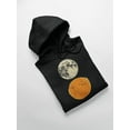 thumbnail image 3 of The Moon And The Sun. Hoodie Men -Image by Shutterstock, Male 3X-Large, 3 of 4