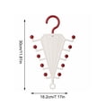 thumbnail image 3 of RYDCOT Plastic Tank Top Hanger, Swivel Closet Organizers with 10 Access Hooks, Apartment College Dorm Room Essentials, Small Space Organization Solution, 3 of 6