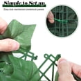 thumbnail image 4 of 40 Pieces Artificial Peanut Leaf Privacy Fence Screen, Violet Persian Cucumber Flower, Artificial Hedge Backdrop, 4 of 8