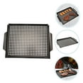 thumbnail image 4 of SHOWERORO 1Pc Black Steel Bbq Grill Pan Non Stick Barbecue Tray Outdoor Cooking Accessory, 4 of 8