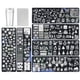 thumbnail image 1 of Juego de placas de impresión para nail art Kit de sellos para nail art Placa de estampado para uñas de Halloween Plantillas para nail art de Navidad Herramienta de estampado reutilizable, 1 of 8