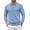 Blue, variant on Men's Polo Shirt Slim Fit Long Sleeve Button Down Collar Soft Touch Knit Fabric