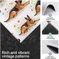 thumbnail image 3 of German Shepherd Dogs with Flowers Kitchen Rugs Sets Of 3,Kitchen Runner Rugs Non Skid Washable,Decorative Kitchen Floor Mats for Kitchen,Sink,Laundry,17"x30"+ 17"x47" + 17"x59", 3 of 6